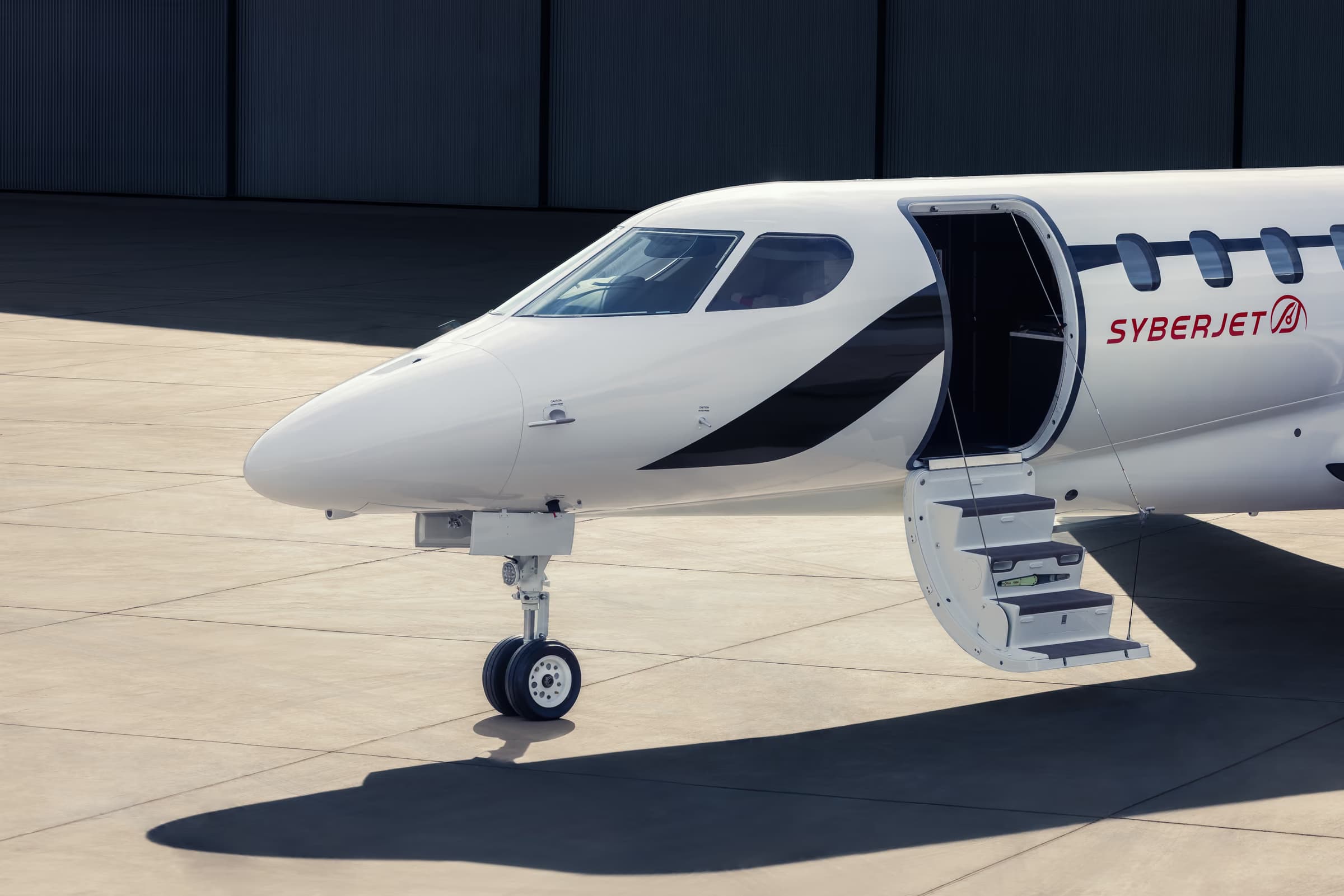 SJ36 nose and airstair